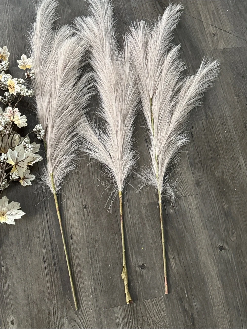 Neutral Pampas Grass & Cream Blossom Floral Bundle